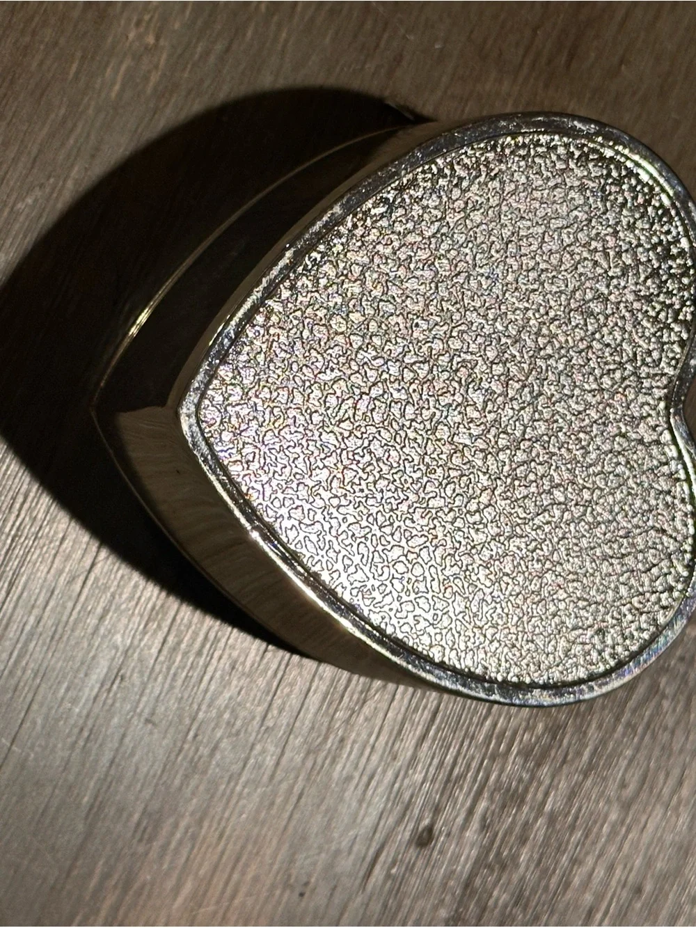 Heart-Shaped Silver Trinket Box